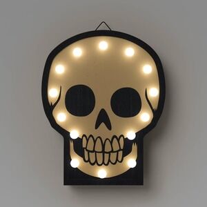 Lit Skull Marquee Figurine - Hyde and EEK! Boutique